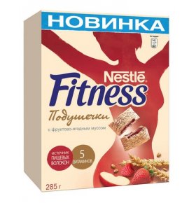 Подушечки с фруктов ягодн начинкой Fitness Nestle 285 гр