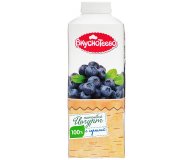 Йогурт питьевой с черникой 1,5% Вкуснотеево 750 гр