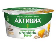 Йогурт творожный манго микс семян 3,5% Активиа 135 гр