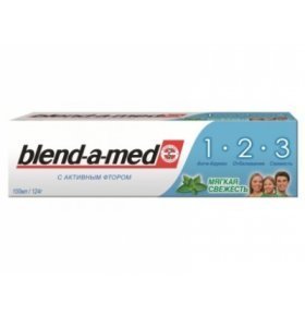 Паста зубная Blend-a-med 3-Эффект Мягкая свежесть 100мл