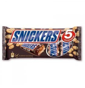 Батончики Snickers 5 х 40 гр