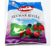Карамель леденцовая Лесная ягода со вкусом малины, клубники, ежевики без сахара Sula 60 гр