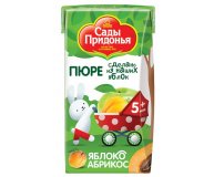 Пюре яблоко-абрикос Сады Придонья 125 мл