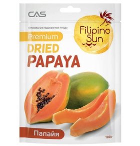Папайя сушеная Filipino Sun 100 гр