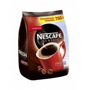Кофе натуральный растворимый Nescafe Classic 750г