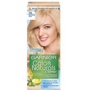 Стойкая питательная крем-краска для волос Color Naturals оттенок 112 Жемчужный блонд Garnier