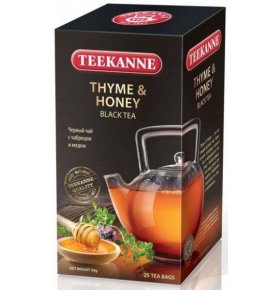 Чай черный Thyme-Honey Чабрец-Мед Teekanne 25 пак