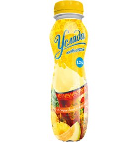 Йогурт Услада питьевая Ананас Дыня 1,2% Ehrmann 290 гр