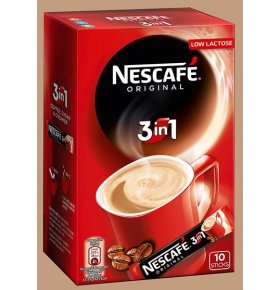 Напиток кофейный Классический 3 в 1 растворимый Nescafe 160 гр