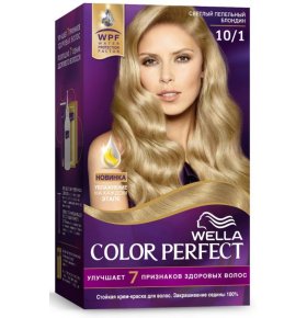 Краска для волос Color Perfect Светлый Пепельный Блондин 10/1 Wella