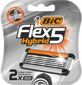 Сменные кассеты Flex 5 Hybrid Bic 2 шт
