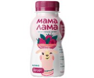 Йогурт питьевой с малиной 2,5% Мама Лама 200 гр