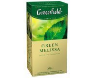 Чай зелёный Greenfield Грин Мелисса конверт с ярлыком 25х1,5г