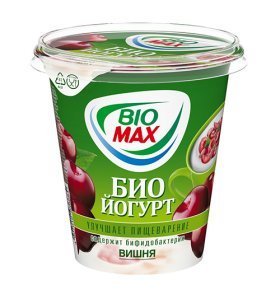 Био-йогурт вишня фруктовый 2,6% Biomax 290 гр