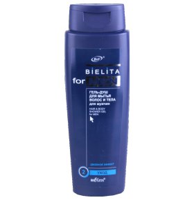 Гель-душ для волос и тела Bielita for Men 400 мл