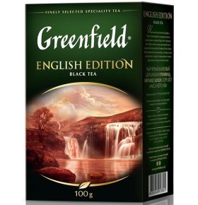 Чай черный листовой Greenfield English Edition 100 гр