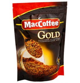 Кофе Gold растворимый сублимированный Maccoffee 170 гр