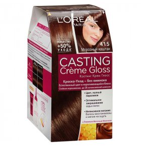 Краска для волос 415 Морозный каштан Casting creme gloss 180 мл