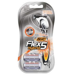 Бритва Flex 5 Hybrid с 2 сменными кассетами Bic