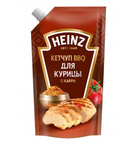 Кетчуп для курицы с карри Heinz BBQ 350 гр
