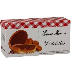 Печенье с шоколадно-карамельной начинкой Tartelettes Bonne Maman 135г