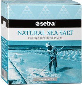 Соль морская натуральная Setra 500 гр