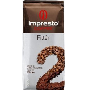 Кофе молотый Impresto Filter 200 г