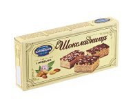 Торт вафельный с миндалем Шоколадница 270 гр