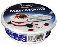 Сыр мягкий Маскарпоне 80% ВитаЛат 250 гр