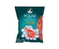 Морепродукты креветки варено-мороженые 70/90 Polar 800 гр