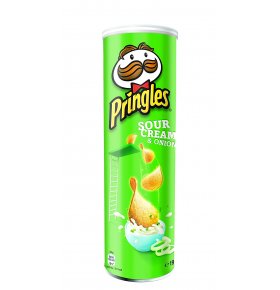 Чипсы Spring Onion Зеленый лук Pringles 165 гр
