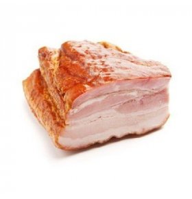 Грудинка свиная варено-копченая кг
