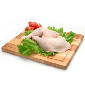 Цыпленок бройлер окорок бескостный охлажденный подложка вес