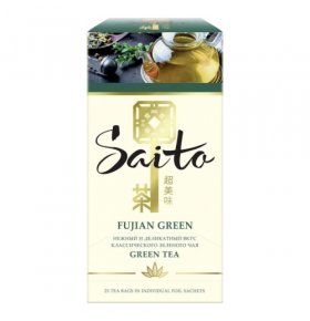 Чай зеленый в сашетах Fujian Green Saito 25 пак