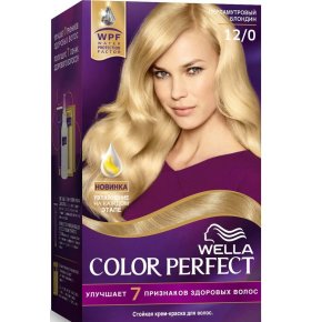 Краска для волос Color Perfect Перламутровый Блондин 12/0 Wella 1 уп