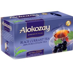 Чай черный Alokozay с смородиной в пакетиках 25х2г