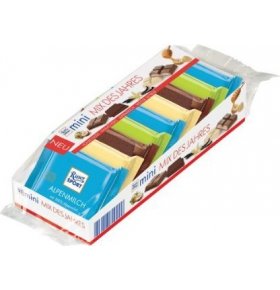 Шоколад mix des Jahres набор мини шоколада 4 вкуса Ritter sport 150 гр