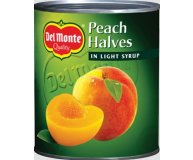 Персики половинки в легком сиропе Del monte 420 гр