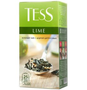 Чай Lime зеленый Tess 25 пак