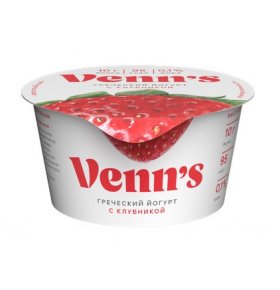 Йогурт с клубникой 0,1% Venn's 130 гр