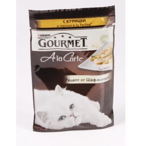 Консервы для кошек Gourmet A la Carte с курицей и пастой 85г