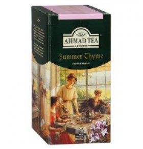 Чай черный Летний чабрец Ahmad Tea 25х1,5 гр