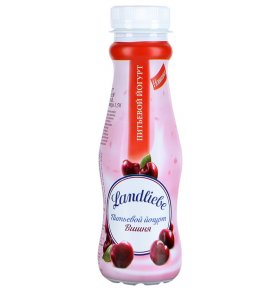 Йогурт питьевой с вишней 1,5% Landliebe 290 гр