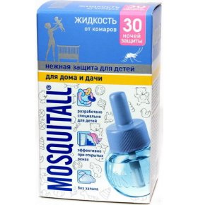 Средство от насекомых жидкость 30 ночей нежная защита для детей от комаров 30 мл
