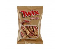 Печенье Minis песочное с карамелью, покрытое молочным шоколадом Twix 184 гр