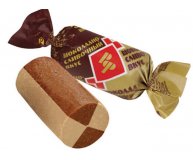 Конфеты Батончики шоколадно-сливочный вкус вес РотФронт кг
