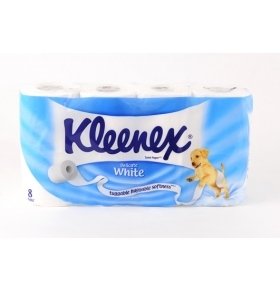 Бумага туалетная Kleenex Veltie ассортимент 8шт/уп