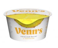 Йогурт с ананас 0,1% Venn's 130 гр