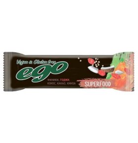 Батончик фруктово-ореховый Superfood годжи Ego 45 гр
