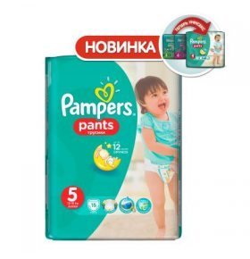 Подгузники-трусики Pampers Pants Junior 12-18кг 15шт/уп